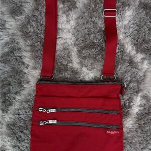 Baggallini Red Cross body Bag
